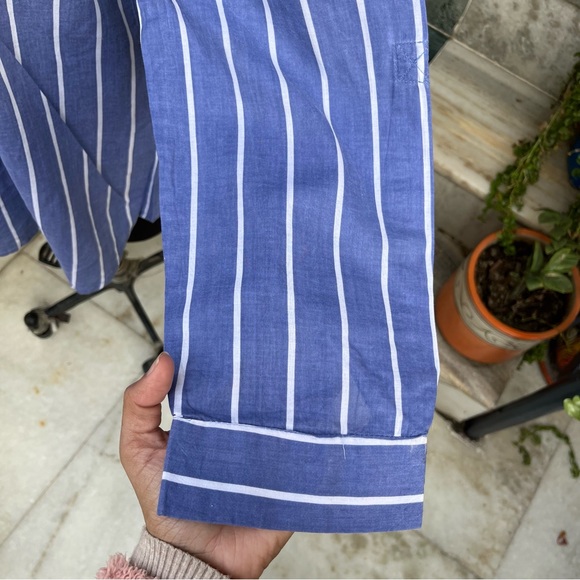 Blue White Striped Top - Picture 4 of 5